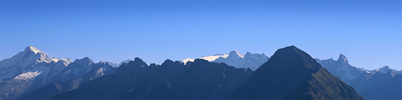 Blick vom Schwendberg auf die Berge über Mayrhofen © Hotel Garni Glück auf